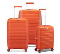 RONCATO B-FLYING Set 2 valigie trolley Grande Medio e Cabina Espandibili 4 Ruote, Rigidi con Chiusura TSA - Arancio Brillante