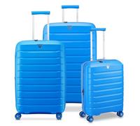 Roncato B-Flying 4 ruote Set di valigie 3 pezzi con piega di espansione sky blau (TAS016703)