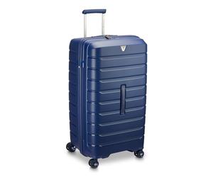 RONCATO B-FLYING TRUNK baule trolley grande - 4 ruote, altezza 78 cm, sistema di chiusura TSA, BLU NOTTE