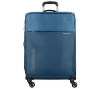 Trolley Grande 4 Ruote Espandibile 78 Cm Blu Speed Blu