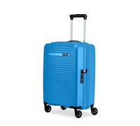 Roncato Ciak Passenger Trolley da cabina S 4R rigido ultraleggero con zip espandibile, chiusura TSA, misura bagaglio a mano Blue Star