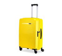 Roncato Ciak Passenger Trolley Medio 4 Ruote, Chiusura TSA, rigido ultraleggero con zip espandibile, misura M Giallo
