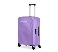 Roncato Ciak Trolley Passenger Medio, chiusura TSA, 4 Ruote Rigido Ultraleggero con zip espandibile, misura M Lavanda