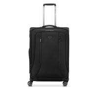 RONCATO CITY 3.0 Valigia Trolley medio 64 cm, Espandibile con zip e con sistema di chiusura TSA - Nero