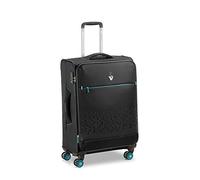 RONCATO Crosslite Trolley morbido espandibile medio 4 ruote Nero