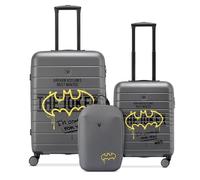 Roncato Dc Comics Set Valigie (medio, Cabina, Zaino Da Viaggio) - Batman