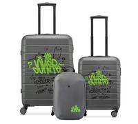 Roncato Dc Comics Set Valigie (medio, Cabina, Zaino Da Viaggio) - Joker