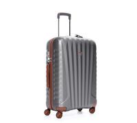 Trolley Medio 72 Cm E-lite Titanio/cognac