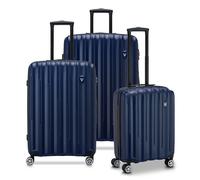 RONCATO ELEMENT 2.0 Set 3 Valigie Trolley | Grande, Medio e Cabina | Rigido, 4 ruote - Blu Notte