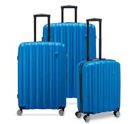 RONCATO Element 2.0 Set 3 valigie trolley Grande Medio e Cabina, espandibile con zip e con sistema di chiusura TSA - Denim