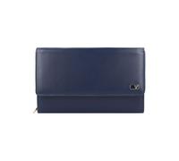 Roncato Firenze Portafoglio Protezione RFID Vera Pelle 17.5 cm blu