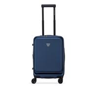 Roncato Florence Trolley da cabina a 4 ruote da 55 cm con scomparto per computer portatile a espansione blu