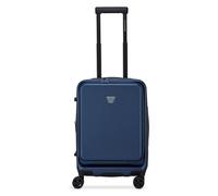 Roncato Florence Trolley da cabina a 4 ruote da 55 cm con scomparto per computer portatile a espansione blu