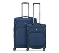 Roncato Gateway 4 ruote Set di valigie 2 pezzi con piega di espansione blu