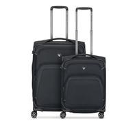 Roncato Gateway 4 ruote Set di valigie 2 pezzi con piega di espansione nero