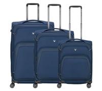 Roncato Gateway 4 ruote Set di valigie 3 pezzi con piega di espansione blu