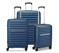 Roncato Ibiza 4 ruote Set di valigie 3 pezzi blu