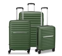 RONCATO IBIZA Set 3 Valigie Trolley | Grande, Medio e Cabina |Rigido, 4 ruote - Militare