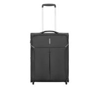 RONCATO IRONIK 2.0 Trolley Cabina 55 cm | Morbido, Espandibile con zip, 2 ruote - Nero
