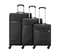 Roncato Jazz 4.0 4 ruote Set di valigie 3 pezzi espandibile nero