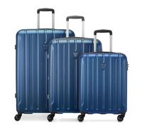 Roncato Kinetic 2.0 4 ruote Set di valigie 3 pezzi con piega di espansione blu (TAS038341)