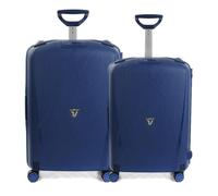 RONCATO Light Set 2 valigie Trolley Grande e Medio, rigido, 4 ruote e con chiusura TSA - Navy
