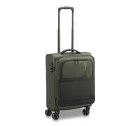 RONCATO METROPOLITAN Valigia Trolley Cabina 55x40x20/25 cm, Espandibile con zip e con sistema di chiusura TSA - Verde Militare