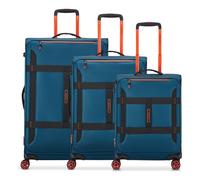 Roncato Norway 4 ruote Set di valigie 3 pezzi espandibile blu