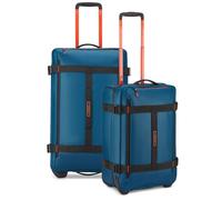 Roncato NORWAY Set 2 borsoni trolley 55x35x20 | 68x40x28 cm - Blu Denim