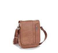 RONCATO Panama DLX borsello in pelle uomo tracolla regolabile con patta Ecrù