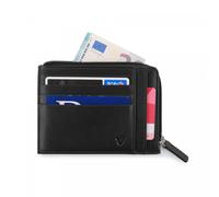 Porta Carte Di Credito Con Tasca Interna Pascal Nero