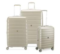 Roncato Relife 4 ruote Set di valigie 3 pezzi con piega di espansione beige