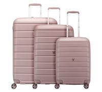 Roncato Relife 4 ruote Set di valigie 3 pezzi con piega di espansione oro rosa