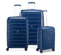 Roncato Relife 4 ruote Set di valigie 3 pezzi espandibile blu