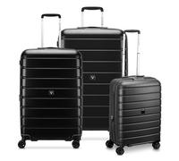 Roncato Relife 4 ruote Set di valigie 3 pezzi espandibile nero