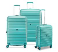 Roncato Relife 4 ruote Set di valigie 3 pezzi espandibile verde
