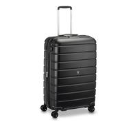 RONCATO RELIFE trolley medio - 4 ruote rimovibili, espandibile, altezza 68 cm, con sistema di chiusura TSA, NERO