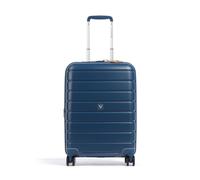 RONCATO RELIFE trolley cabina - 4 ruote rimovibili, espandibile, altezza 55 cm, con sistema di chiusura TSA, BLU NOTTE
