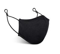 Roncato, Mascherina Antibatterica Lavabile E Riutilizzabile Unisex - Adulto, Nero, 1 unità (Confezione da 1)