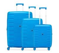 Roncato Skyline 2.0 4 ruote Set di valigie 3 pezzi espandibile blu