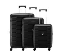 Roncato Skyline 2.0 Neon 4 ruote Set di valigie 3 pezzi nero
