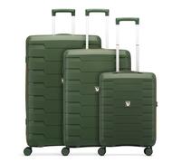 Roncato Skyline 2.0 Neon 4 ruote Set di valigie 3 pezzi verde