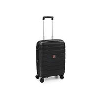 RONCATO SKYLINE valigia trolley rigido cabina 55 CM, espandibile e con sistema di chiusura con sistema di chiusura TSA - nero