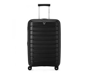 Roncato, ,Suitcases ,unisex ,Nero ,ONE SIZE Valigia Trolley Espandibile Butterfly