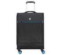 RONCATO Crosslite Trolley morbido espandibile medio 4 ruote Nero