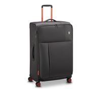 Roncato valigeria Trolley grande in tessuto, leggero, comodo e pratico con zip espandibile. Dispone di un ampio scomparto con cinghia ferma abiti, altro scomparto con chiusura zip e taschino retato, d