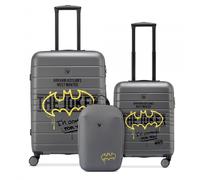Roncato Warner Dc Set Valigie (medio, Cabina, Zaino Da Viaggio) - Batman