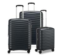 Roncato Wave DLX - Set di valigie (grandi, medie, cabine, colore: Nero