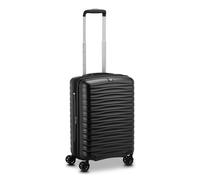 RONCATO Wave DLX - Trolley per cabina, 55 x 40 x 20/25 cm, espandibile, colore: Nero