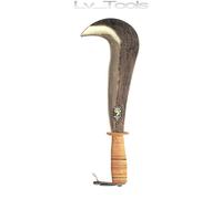RONCOLA BERGAMO LAMA 28CM PROFESSIONALE ARTIGIANALE ANGELO BERGAMASCO M/CUOIO